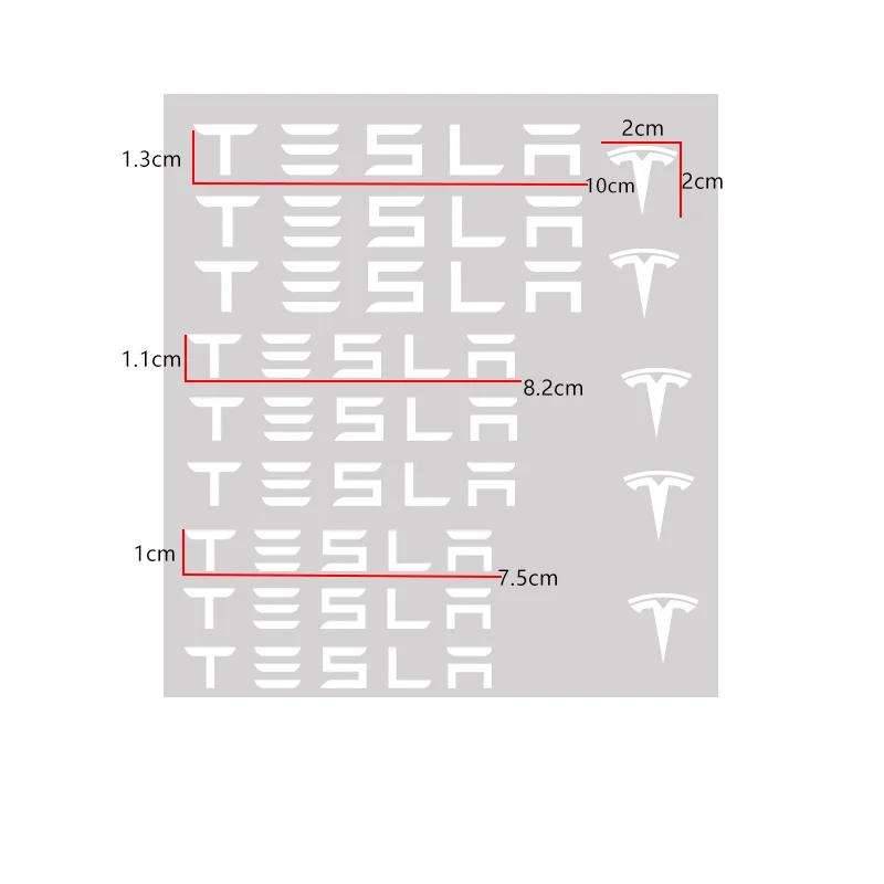 

Автомобільна наклейка Tesla 9 ШТ. Наклейка на гальмівний супорт автомобіля Жаростійка наклейка Декорація ПВХ наклейка Наклейка Автоаксесуари Для Tesla Mo