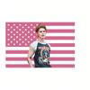 Kpop Cortis Bandera Americana Tapiz Decoración de Pared Decoración de Habitación Murales para el Hogar Fans de Kpop Regalos de Cumpleaños Productos Periféricos