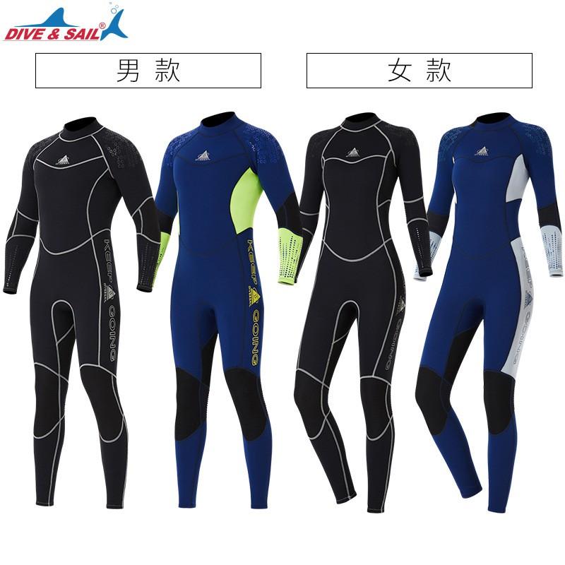 3mm Neoprene Wetsuit Men Women Warm Lined Dive Surf Suit Cold Water Swimming Snorkeling Kayaking