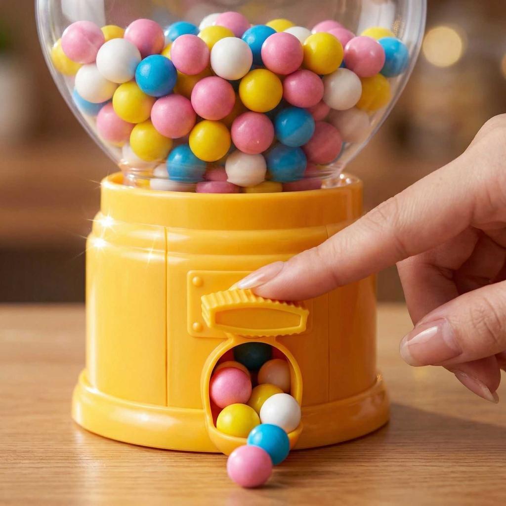 Heart-shaped Candy Machine - Valentine's Day Candy Machine, Bubble Machine, Suitable For Party Gifts, Teacher's Day Gifts, And Valentine's Day Candy