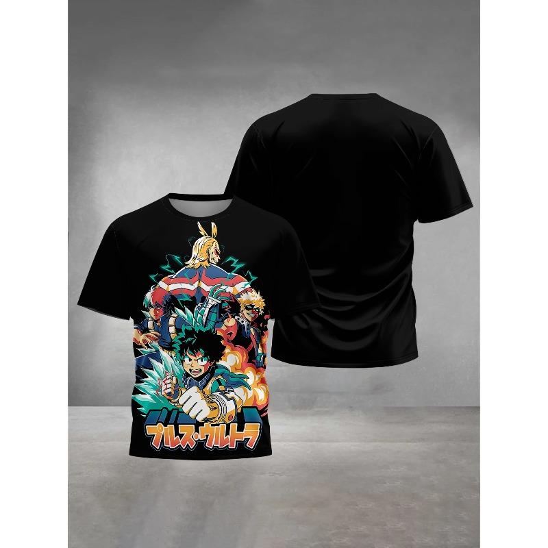 Children's Clothing Casual Comfortable Short Sleeve Fashion Cartoon Printed T-Shirts Boys