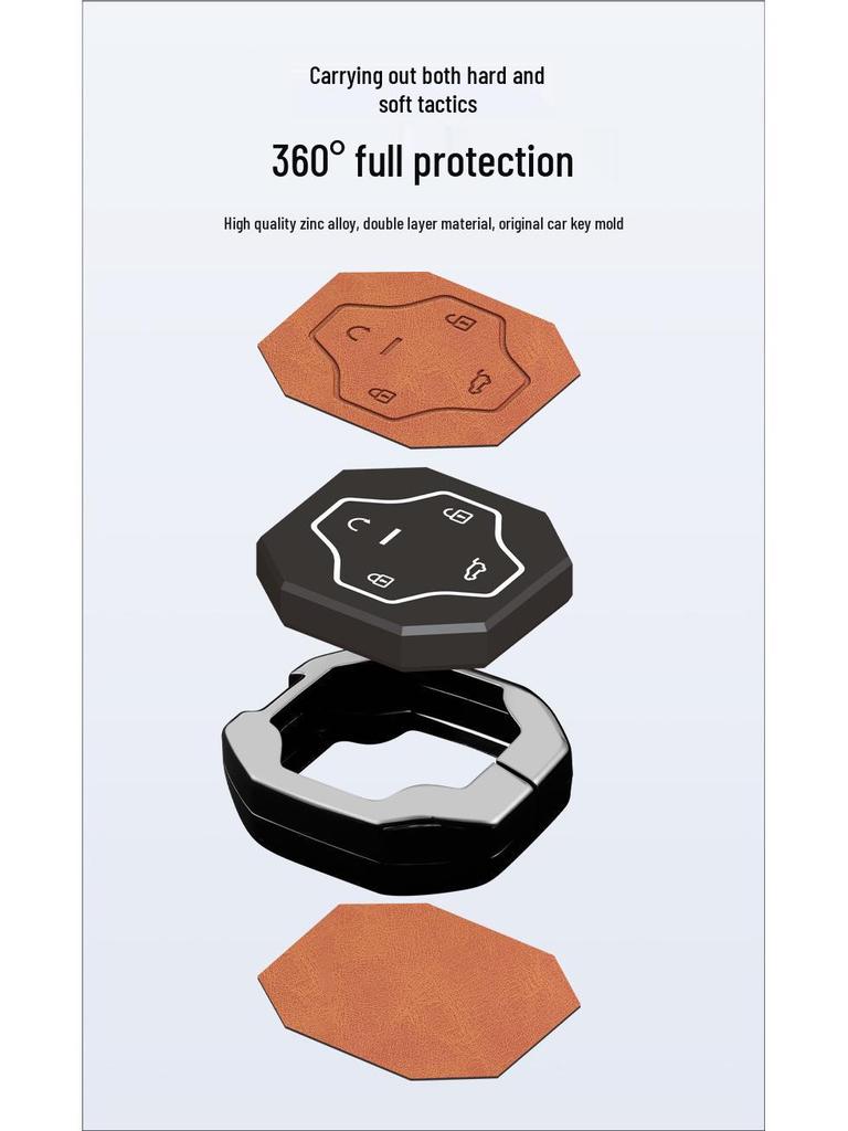 2024 Jetour Traveler Key Case Metal Shell for Shan Hai T2/Dasheng