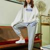 Li Ning Fleecová mikina přes hlavu Unisex Mikiny Off-White AWDQC98-1