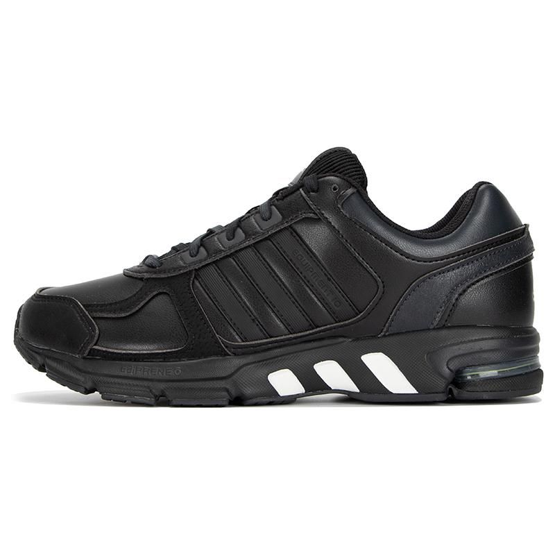 Adidas Equipment 10 Comfortable Casual Synthetic Leather Cushioning Non-Slip Wear-Resistant Low-Top Running Shoes Men Sneakers Black HQ4663