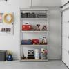 Metal Storage Shelf 183 X 90 X 40 Cm Humberg Hr-853 Silver