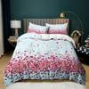 Room Decor Home Bedding Sets 2/3pcs Red Heart Printing Queen Size Pillowcase Duvet Cover Set Polyester Bedclothes