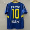 Retro Vintage Fußballtrikot Klassische Saisonnummer Druck Fußballhemd Unisex Kurzarm Sportbekleidung