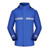 Reflective Fleece-Lined Windproof Rainproof Workwear Jacket with Custom Logo