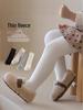 Girls' Warm Fleece Base Layer Pants & Jumpsuit Socks for Autumn/Winter