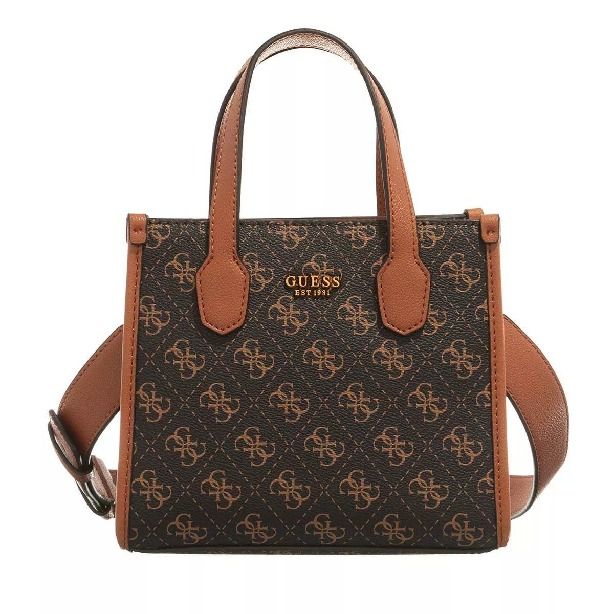 

GUESS US Silvana Logo Mini Tote, BlueBogart Wash, PROCESSING PROCESSING