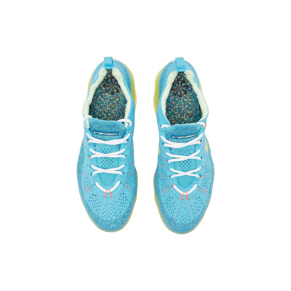 Nike Air VaporMax 2023 Flyknit Baltic Blue Men Sneakers Citron-Tint Green-Abyss DV1678-400