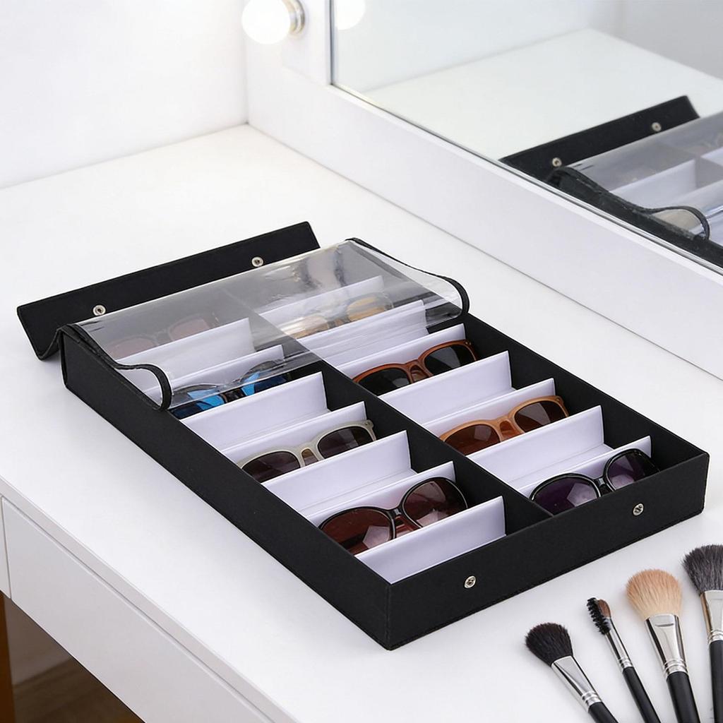 Eyeglass Display Tray, Organizer, Storage Box, Accessory Holder, Practical , Suitable for