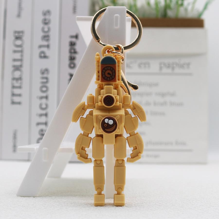 Skibidi Toilet Titan Speakman Keychain Cameraman Tv Man Titan Clock Man Titan Drillman Backpack Decor Doll Pendant Decor Gifts