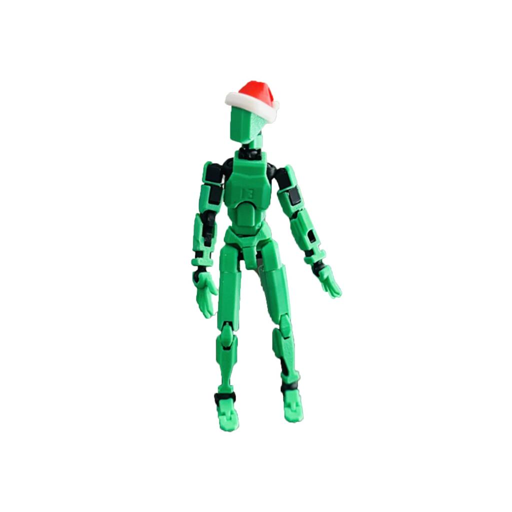 3D Printed Christmas-dressed Multi-jointed Action Figures