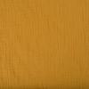 Drap housse gaze coton 60 x 120 cm tendance uni bebe jaune