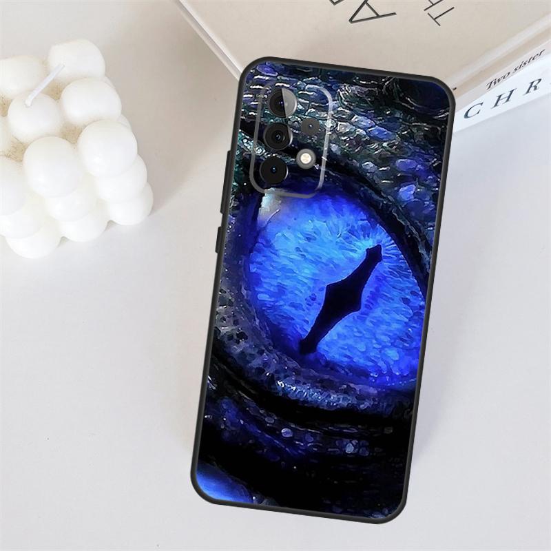 Dragon Eye Gothic For Samsung Galaxy A55 A35 A15 A36 A56 A26 A16 A22 A32 A52 A54 A34 A53 A33 A13 A06 A05 Case
