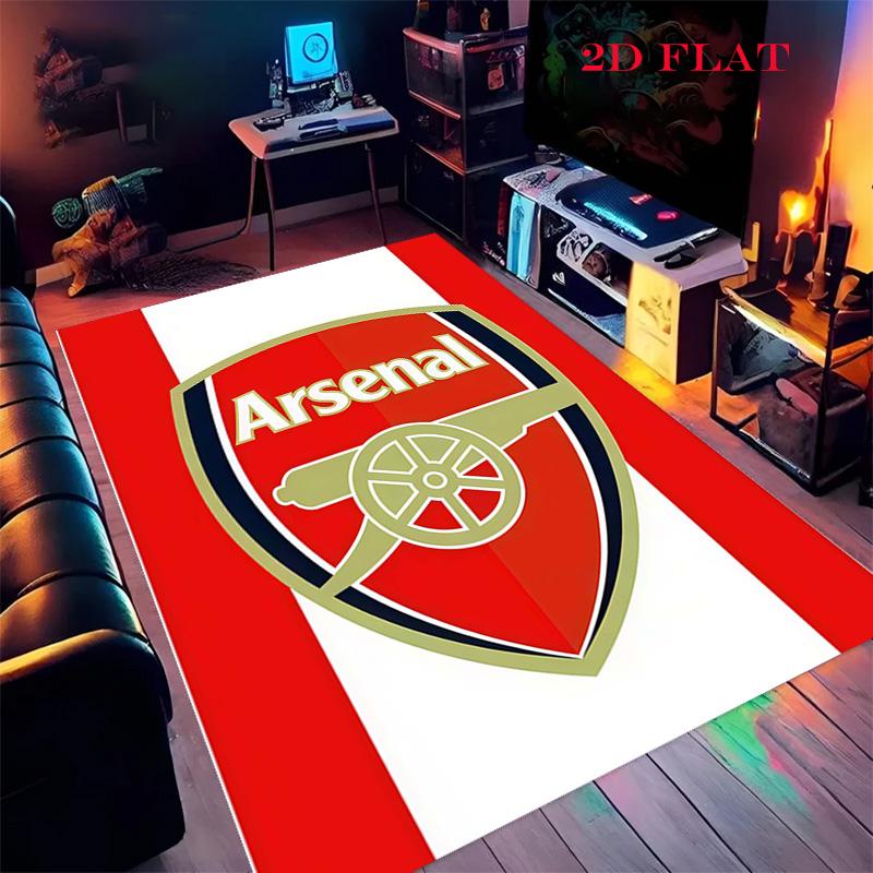 The Gunners Logo Carpet Rug for Living Room Bedroom Home Sofa Decoration,Kids Play Nonslip Floor Mat