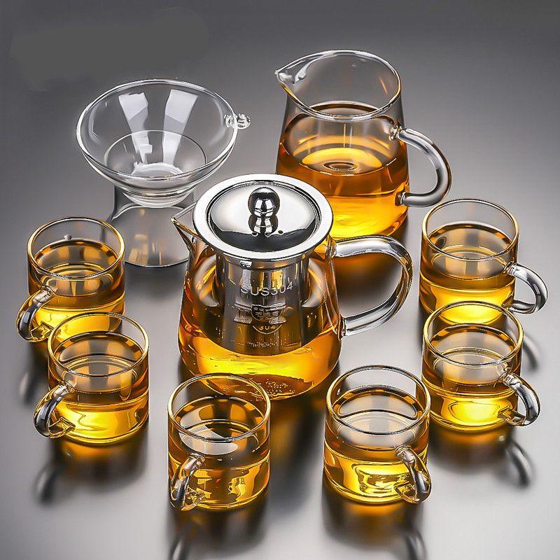 Naijiang Chinese Style Glass Tea Set