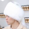 Fox Hair Hat Men's Winter Raccoon Hair Mongolia Northeast Large Leather Hat Warm Fur Women's Leather Ear Protection Headhat