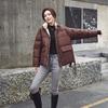 Women White Duck Down Jacket Winter Stand Collar Loose Down Coat Female Warm Short Snow Outwear
