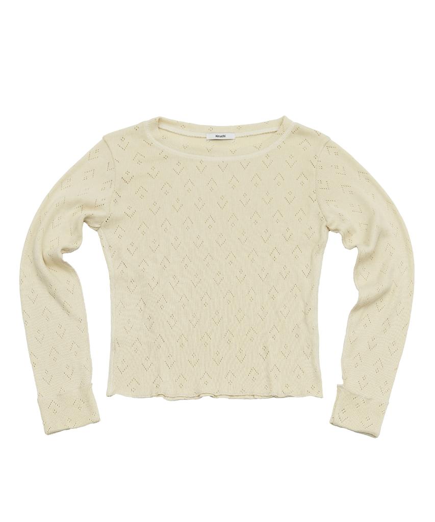 Keuluchi Punching Knit (Cream) Womens