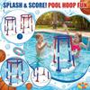 Panier de Basketball Aquatique, Piscine et Plage Jouets Interactifs de Basketball Aquatique et Jeux d'Eau pour Enfants, Jouets de Sport d'Extérieur