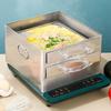 Machine Drawer Rice Noodle Roll Food Steamer Stainless Steel Pot Removable Lid And Enhanced Tray