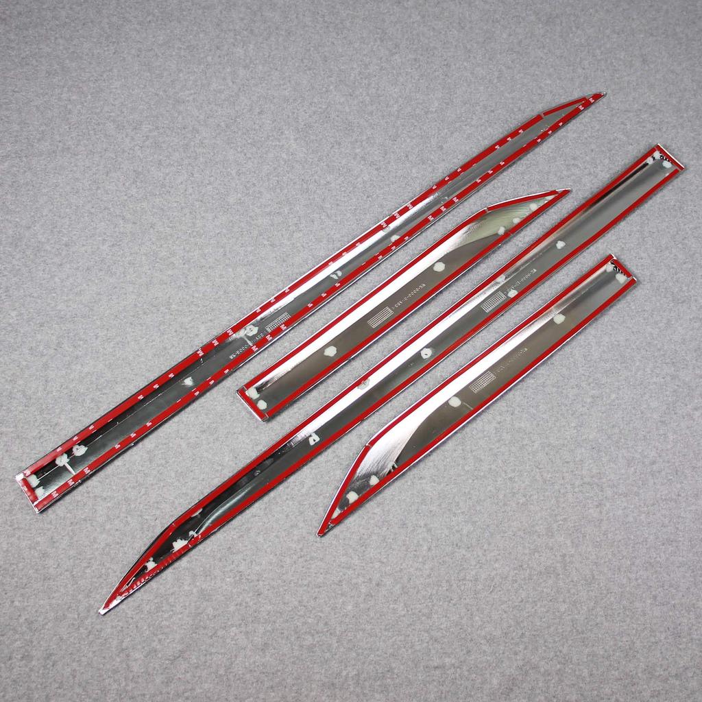 RUIQ Toyota New Harrier 80 Series Exterior Side Door Under Designed Exclusively for the Toyota Harrier Chrome-Plated Molding,