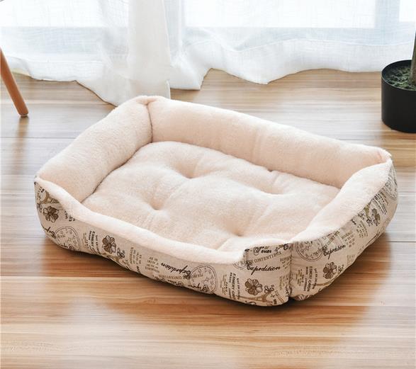 Small Dog House Kennel Pet Nest Four Seasons Washable Teddy Bear Dog Cat House Pet Cushion for Medium Large Dogs or Multiple