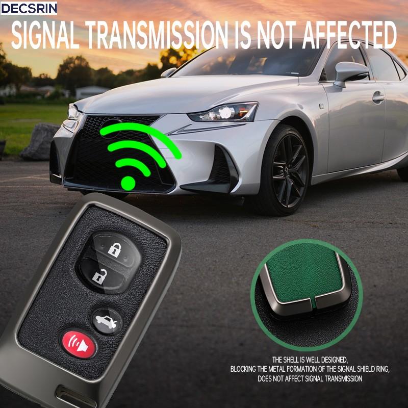 2/3/4 Tasten Autoschlüsselhülle Abdeckung Halter Schale Schlüsselanhänger Für Toyota Prius 30 Alpha Aqua Land Cruiser Auris für Lexus LC 200 Zubehör