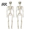 Durable Skeleton Model for Cemetery Theme Halloween Decoration, 3Ft Life Size Full Body Human Bone, Realistic Posable Party Decorations with