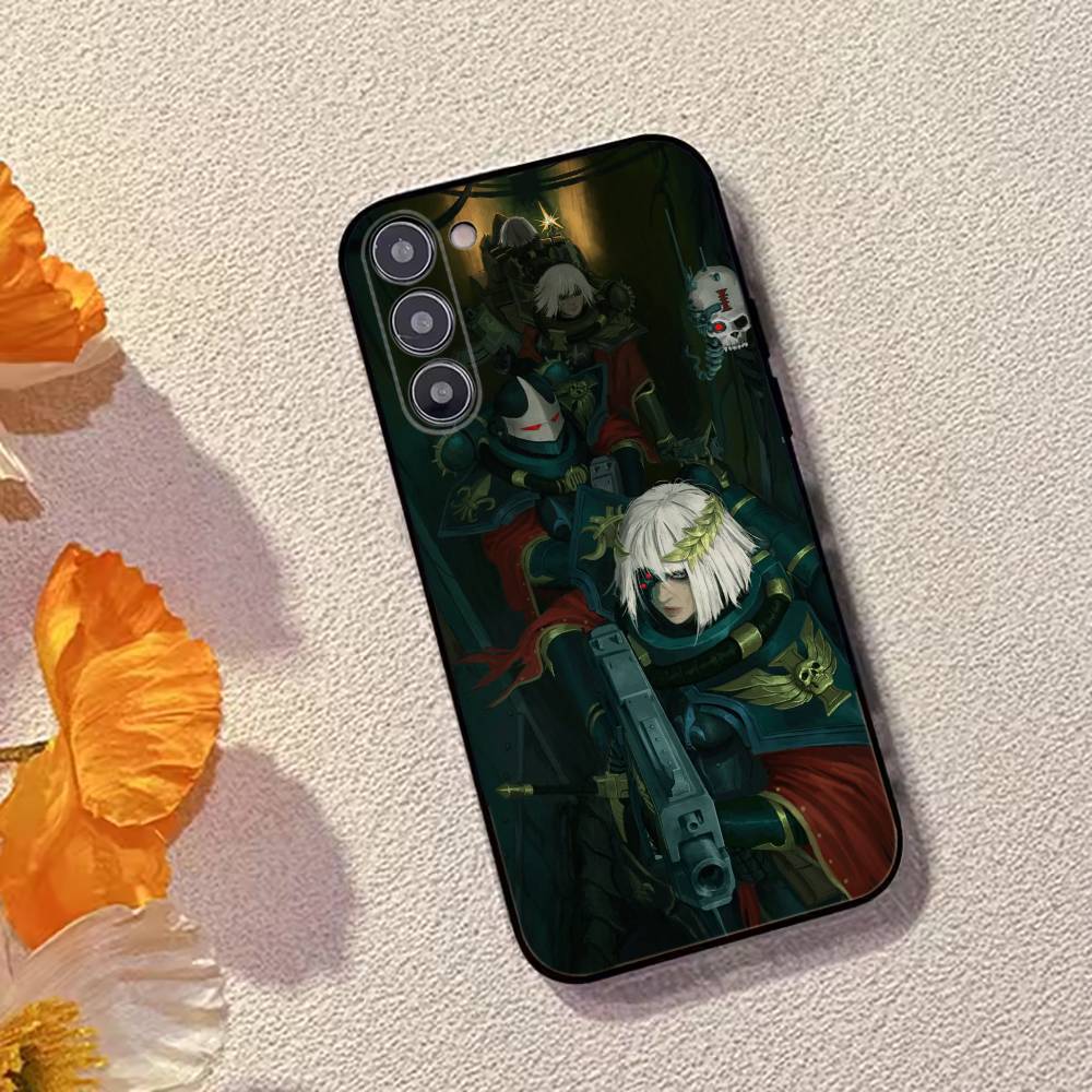 Game W-Warhammer-ES 40k Phone Case Black Silicone Soft For Samsung Galaxy A73,A72,A71,A70,A53,A52,A51