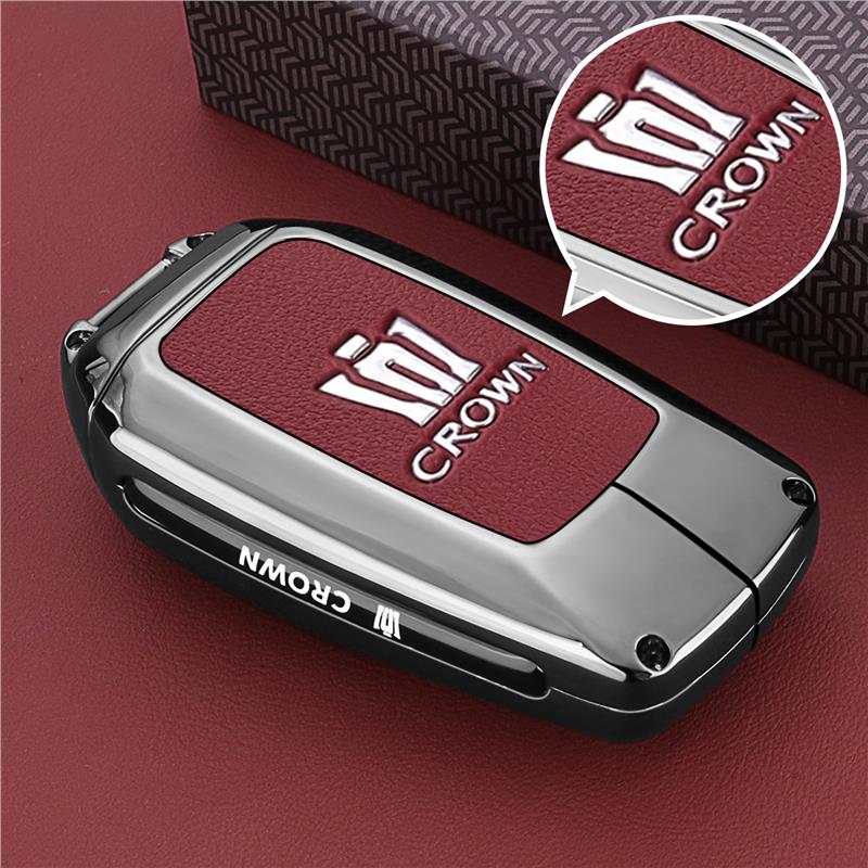 2024 New S1 Crown Land Release Special Key Set 12/13/14th Generation Crown Car Shell Buckle High Grade Genuine Leather JH0