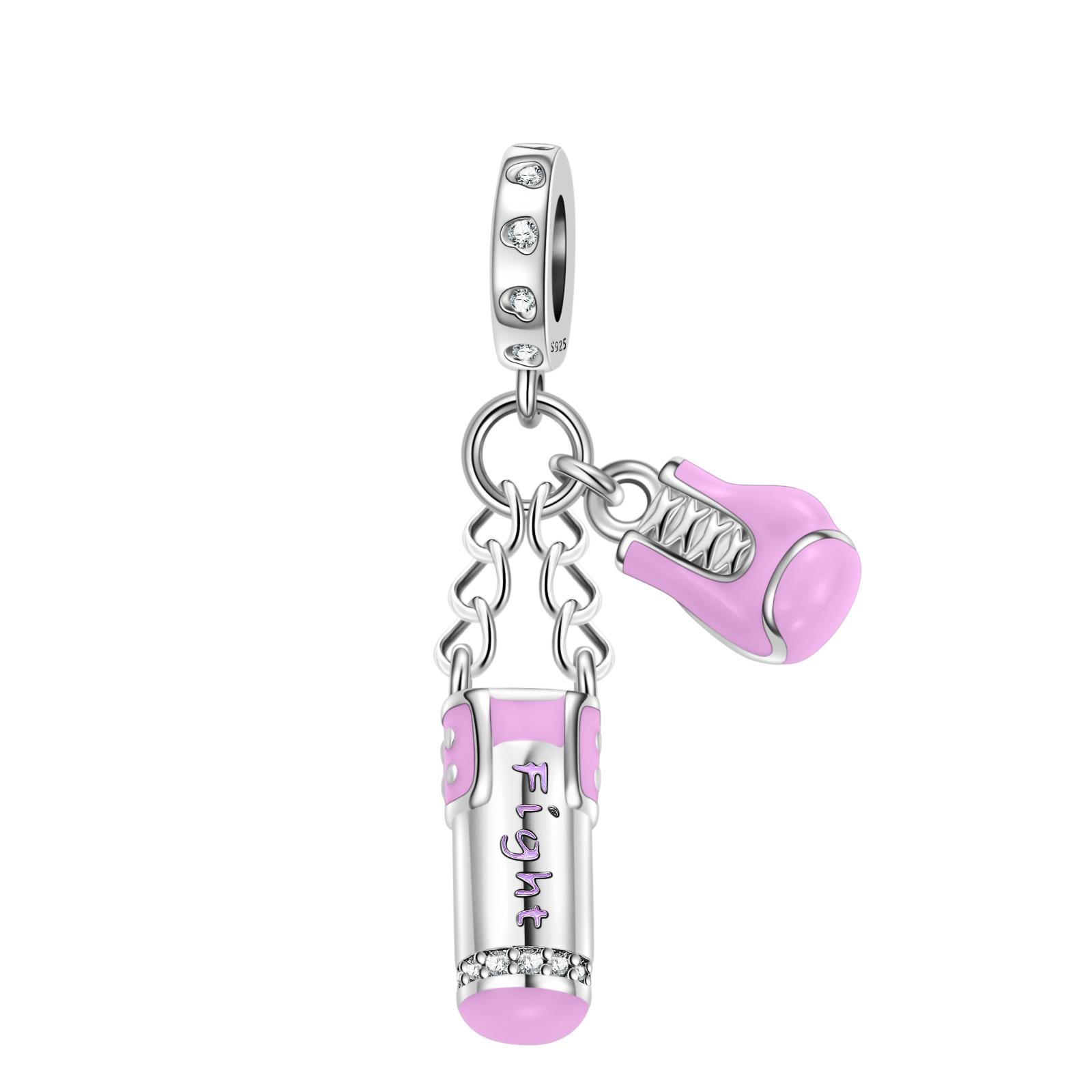 

Copper Boxing Glove Beads Pendant Charms Jewellery Fit Original Bracelet Necklace For Women Diy Gift