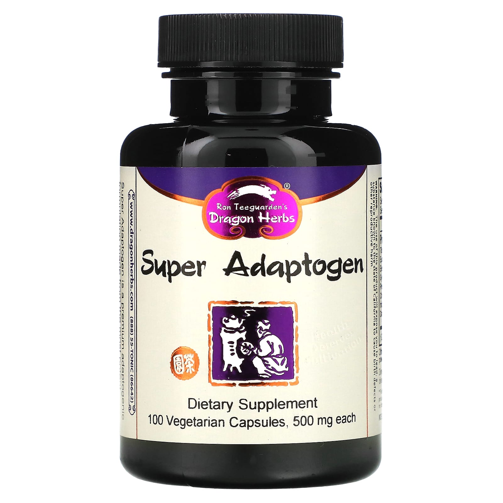 

Super Adaptogen, 500Ml, 100 Veggie Capsules