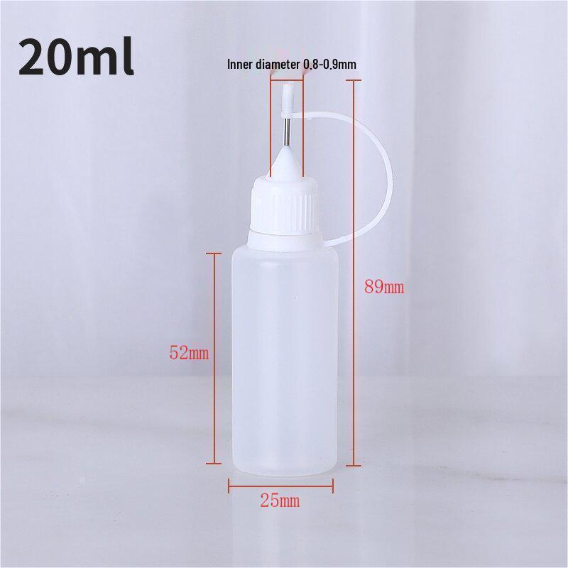 20ml LDPE Needle Tip Squeeze Bottle for Tattoo Ink/E-liquid - Light-proof, Soft, Plastic, Empty Tube