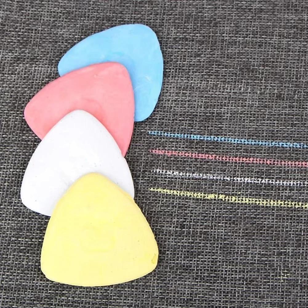 10Pcs Colorful Fabric Tailors Chalk Erasable Fabric Marker Patchwork Needlework Clothing Transform Pattern Tool Set Accessories