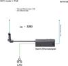 GEN2 RJ45 Ethernet Adapter: V2 Gigabit Network Cable Adapter