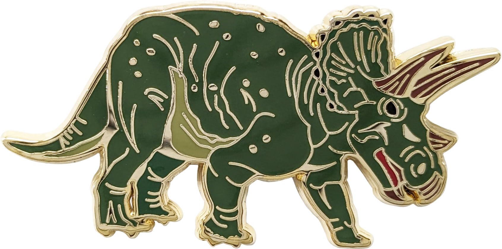 

B2170686 Animal Friends Pins Triceratops