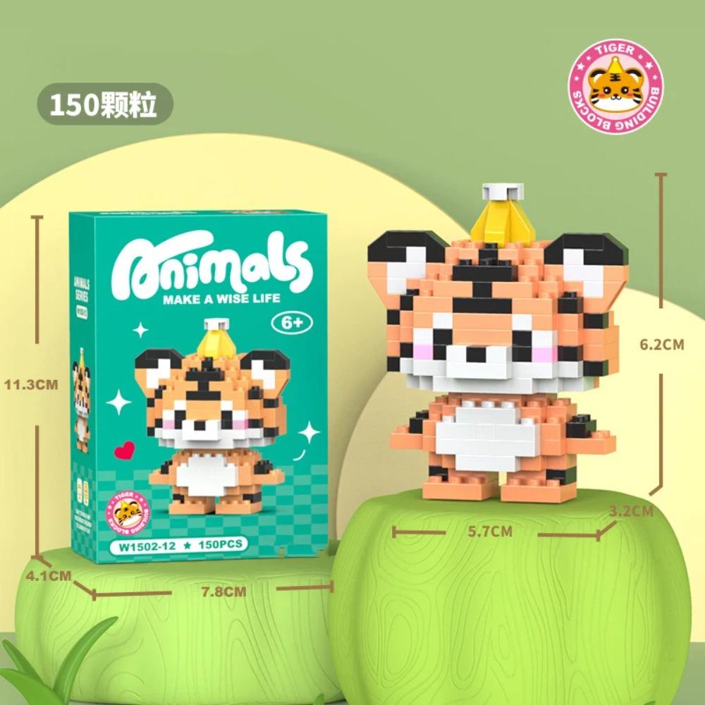 Adults Animals Micro Particle Building Blocks Toy for Children 6 to 12 Years Old Boy Birthday Gift Dog Cat Mini Bricks Girl Toys