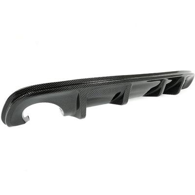 Rear Diffuser Compatible with 20142017 Infiniti Q50 4 Door Rear Bumper Diffuser Lip Cover Spoiler Splitter Kit PP Plastic Carbo