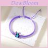 Stitch Cartoon Perlenarmband mit Kristallfaden für Damen und Herren