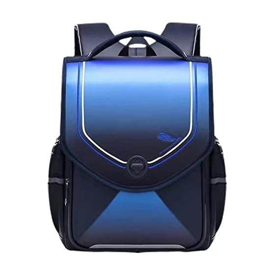 

[BUNIQ] Kids Backpack, School Bag, Elementary School Rucksack, Boys, Girls Backpack, Large Capacity, Waterproof, Kids Bag, PU Leather, A4 Size,