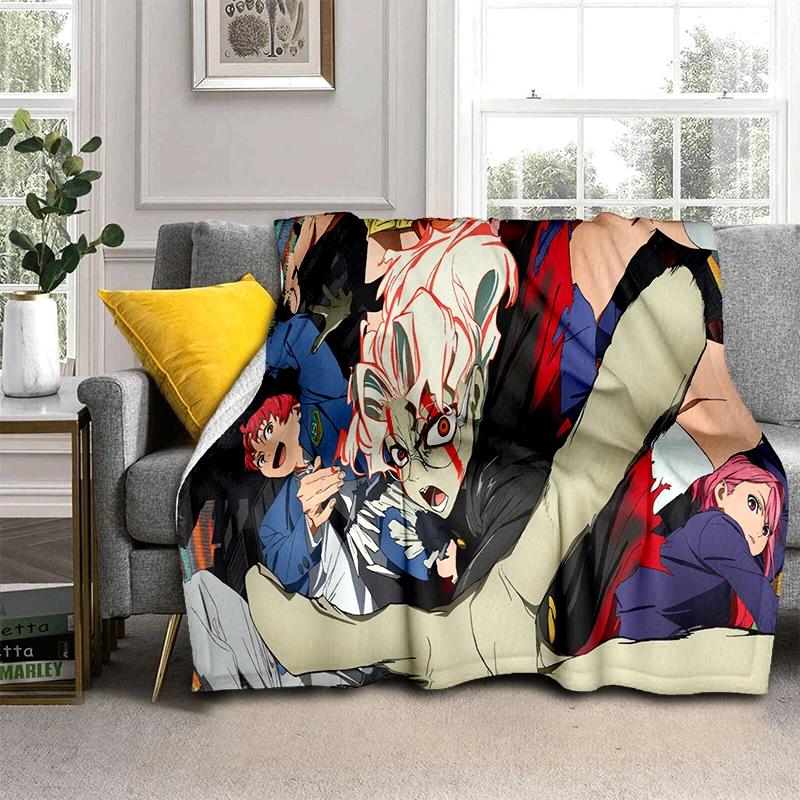 DAN DA DAN 29 Style Cartoon Anime Blanket,Soft Throw Blanket for Home Bedroom Bed Sofa Picnic Travel Office Cover Kid Gift HD