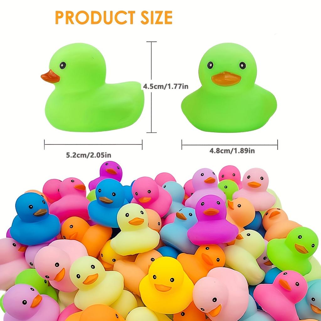 Compact size High-Quality Rubber High-Quality Duck High-Quality Beach High-Quality Play High-Quality Toy, Multi-Color High-Quality Bath High-Quality