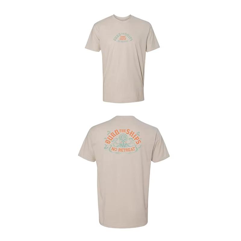 2026 Vintage Octopus Front Back Print Graphic Tshirt Kids Adults Retro Oceanstyle Streetwear Loosefit Shortsleeve Tops