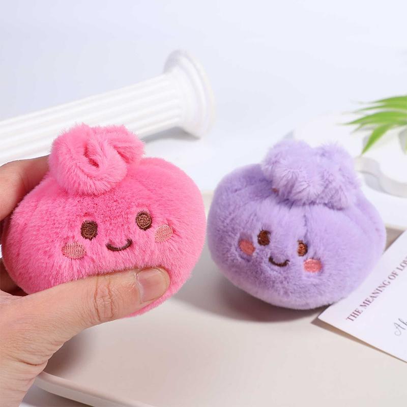 Soft Bun Squishy Plush Toy Keychain for Relaxing Stress Relief and Enjoyment