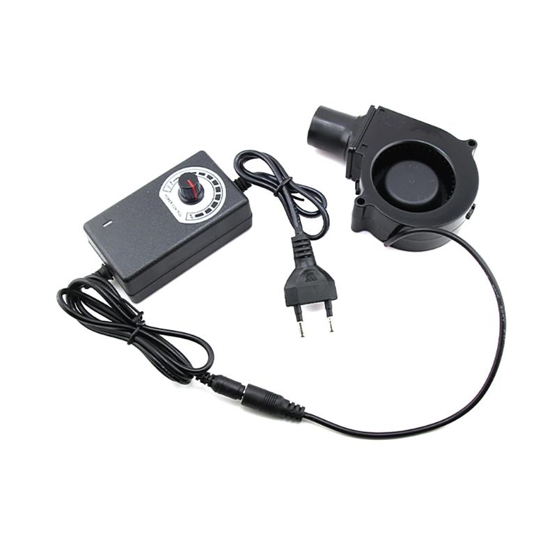 BBQ-Lüfter 12V Gebläselüfter Luftkühlung für Camping Schneller Holzkohleanzünder Outdoor-Barbecues Camping Kochen Picknicks