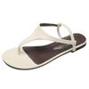 Flat-bottomed retro vacation wind pinch sandals fairy shoes 2025 new summer silver versatile beach roman shoes
