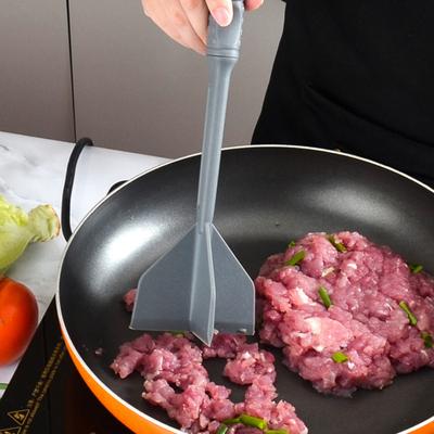 Zerkleinerer mit 4 gebogenen Klingen, Stampfer für hitzebeständiges Fleisch für Hackfleisch